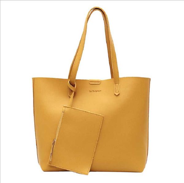 

fashion casual tote female bag pure color pu leather women handbag fashion travel lady bag luxury designer large capacity purse