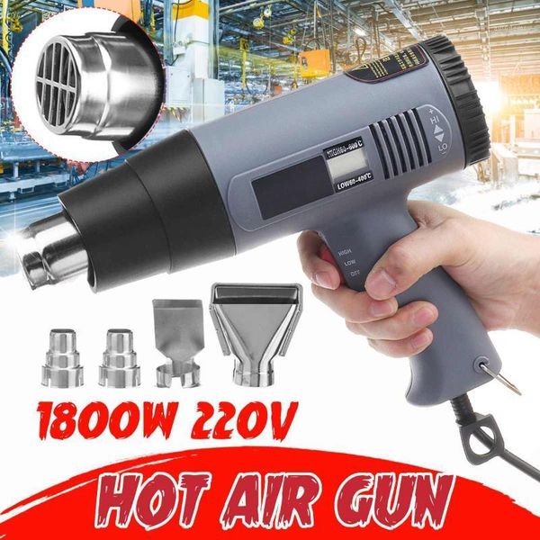 

professional electric air gun temperature-controlled building hair dryer heat gun soldering tools adjustable +4 nozzle1