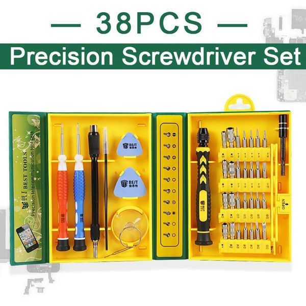

delicate durable 38 in 1 steel small precision lapmulti-purpose computer mobile phone screwdriver hardware repair tool kit1