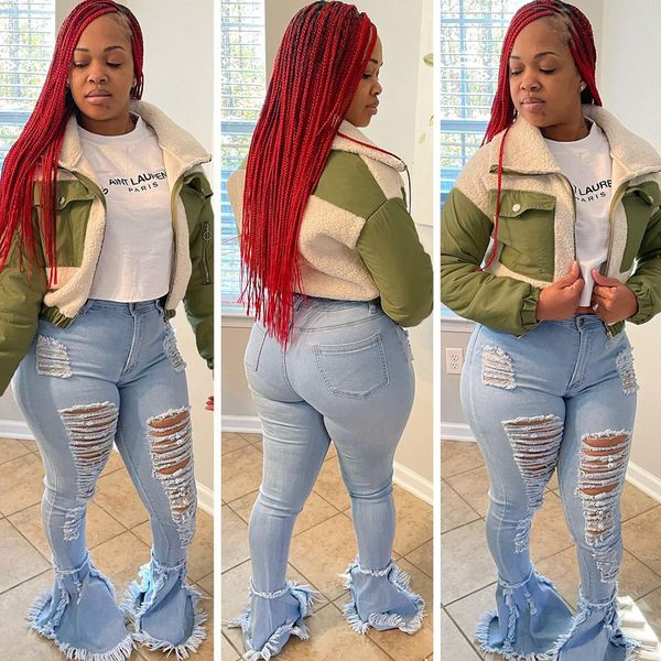 

a6618 coat cross-border womens clothing european and american autumn and winter stand collar pocket lambswool stitching short coat, Black