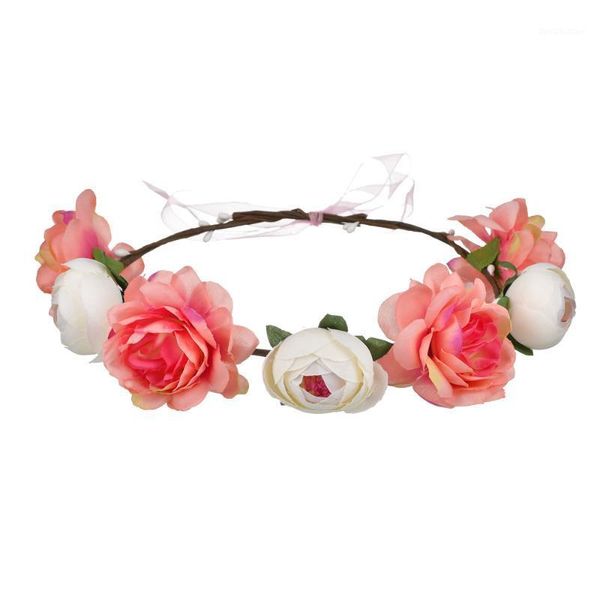 

decorative flowers & wreaths fashion bohemian flower headband performance children's headwear garland show decoration garland1