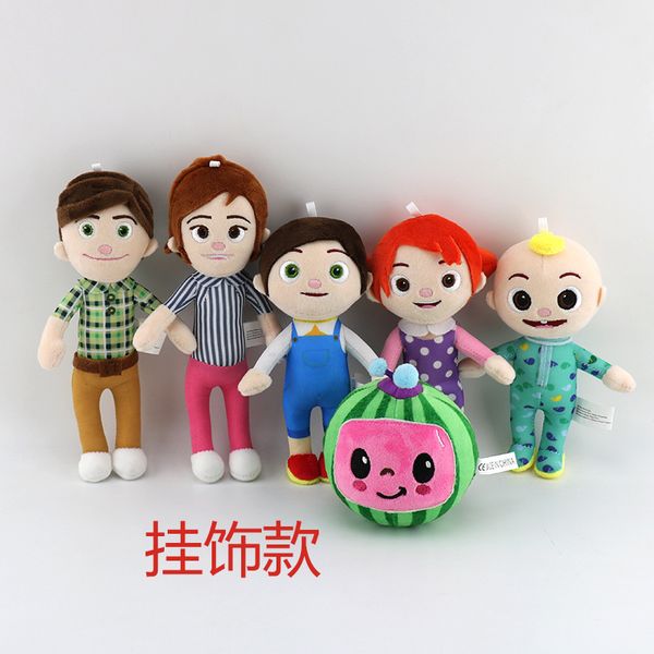 

new cocomelon jj little boy plush doll watermelon cocomelons children's jojo doll