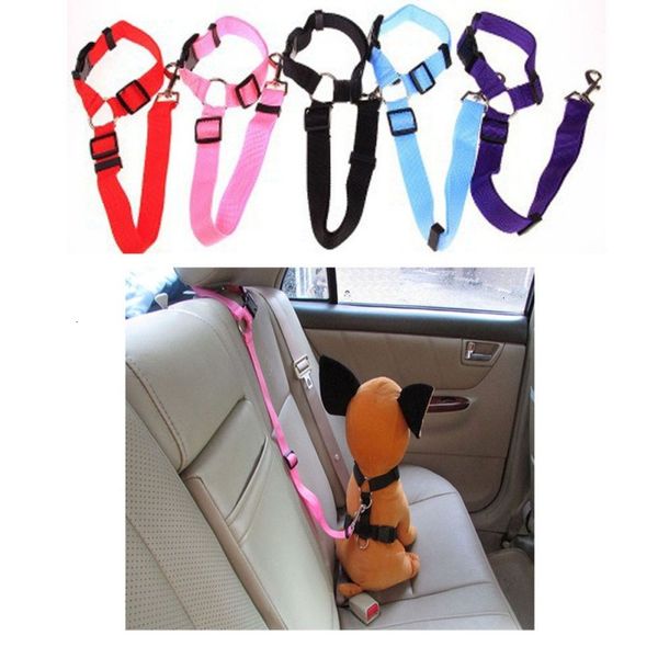 

dog cat nylon dogs pet seat belt strap car headrest restraint safety leads vehicle seatbelt harness