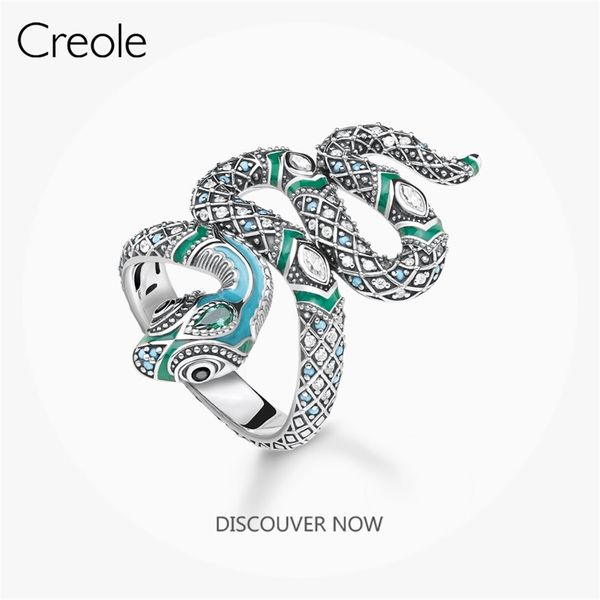 

ring fascinating snake, summer new brand new 925 sterling silver bohemia fashion jewelry myth of the jungle gift for women 201218