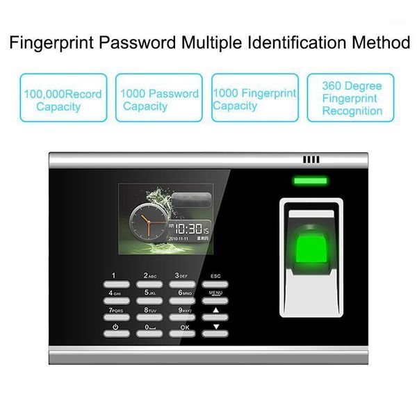 

fingerprint access control door system security biometric time attendance tcpip clock employee machine1