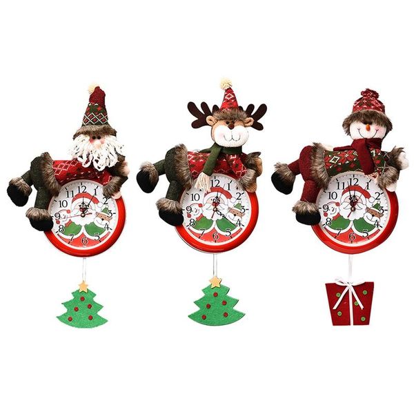 

christmas decorations santa claus/snowman/elk advent countdown clock calendars holiday hanging