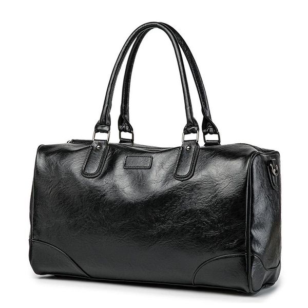 

men's travel bag business trip casual leather handbag men bags large capacity messenger bags male travels tote luggage duffle