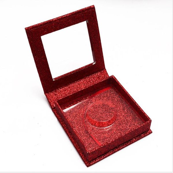 

10 20 50 pcs wholesale false eyelashes packaging box fake 3d mink lashes boxes faux cils strip diamond magnetic case empty bbyzfz