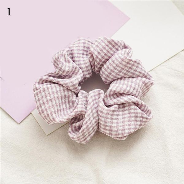 

vintage girls hair rope ties hair ring women elastic rubber bands plaid floral print stretch headband striped hair accessories q bbyulx