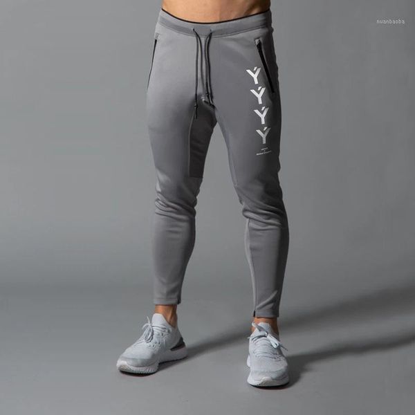 

sports and leisure trousers men's outdoor running fitness training pants men's slim feet pants cotton stretch sweatshirt m-3xl1, Black
