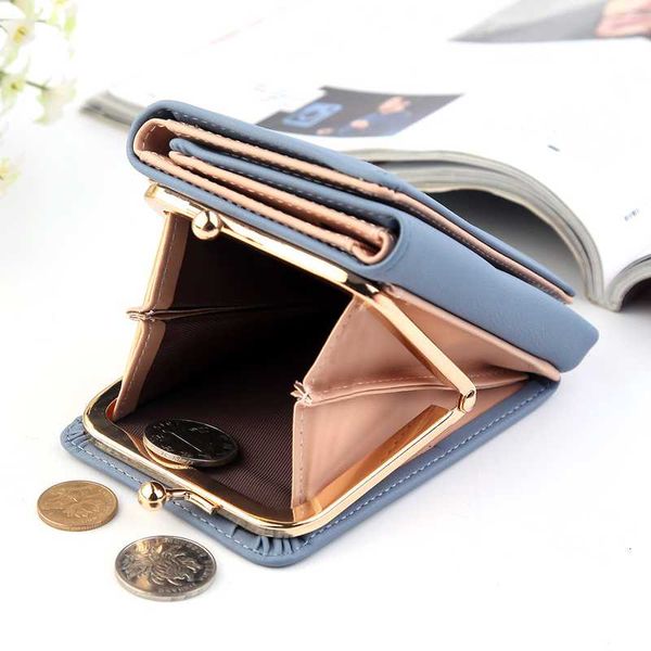 

wallet 2020 lady short women wallets black red color mini money purses small fold pu leather female coin purse card holder, Red;black