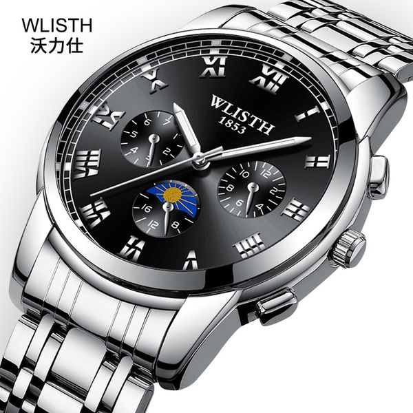 

fashion designer a564 mens mechanical stainless steel automatic movement watch ceramic bezel self-wind watches professional wristwatches, Slivery;brown