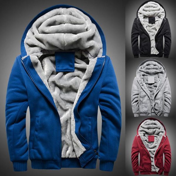 

outdoor jackets&hoodies outwear men coats 2021 winter jacket thicken hooded waterproof warm fleece coat clothing casual men's overcoat, Blue;black