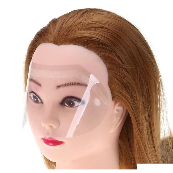 

50pcs/set disposable hair pro salon plastic hairspray mask shield eye sqcnxf bdehair