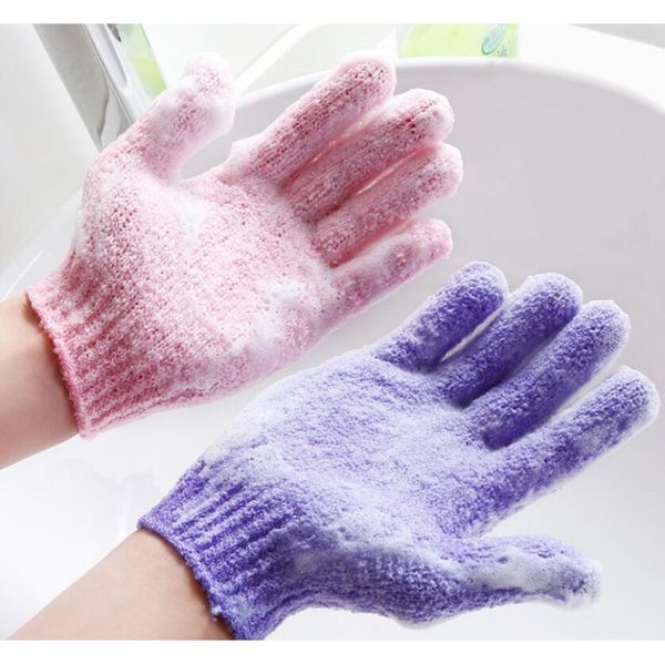 

skin bath shower wash cloth shower scrubber back scrub exfoliating body massage sponge bath gloves moisturizin jllyas fight2010