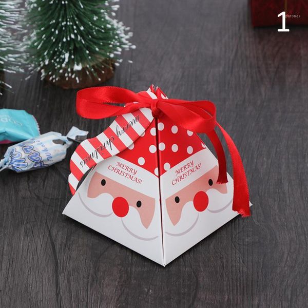 

gift wrap 10 pcs/set merry christmas candy box tree bag with ribbon paper gift1