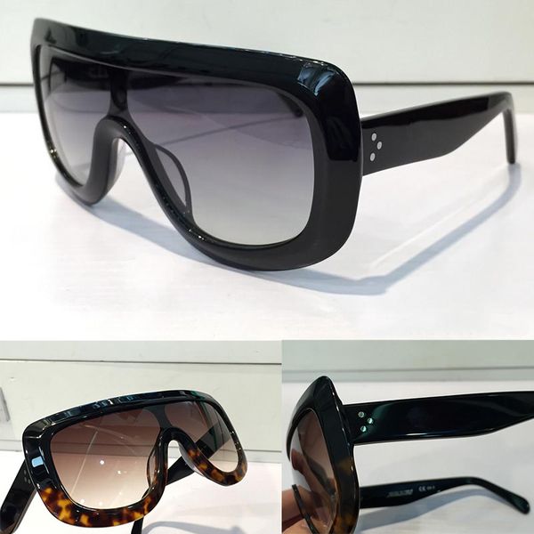 

41377 women designer sunglasses audrey goggle wrap designer uv protection model big frame leopard double color frame, White;black