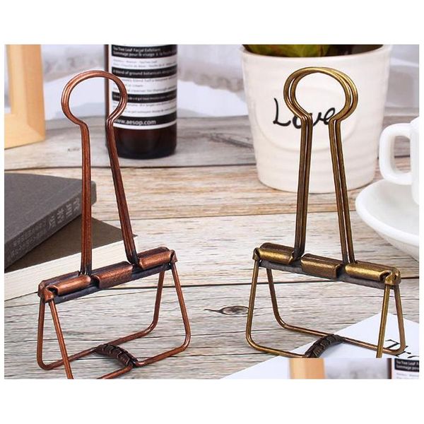 

bronze skeleton binder clips hollow out long paper p clip planner notebook clipers for home office s sqcwgr lyqlove