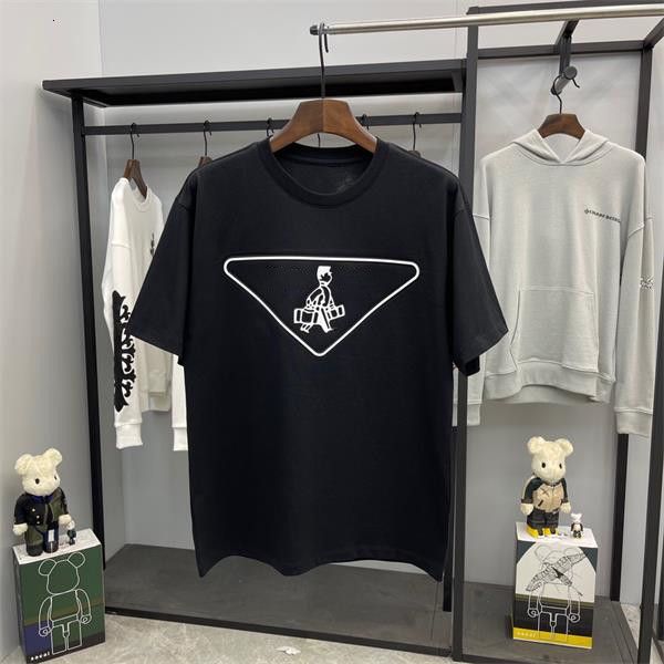 

2021 casual t-shirt new men's wear designer short sleeve t-shirt 100% cotton wholesale black and white q1064, White;black