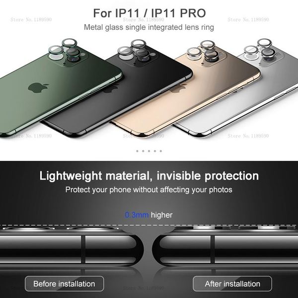 

кольцо заднего камеры для iphone 11 pro max max silm camera camera protector для iphone 11 pro max glass защита от задней крышки wmtrdf hwjh