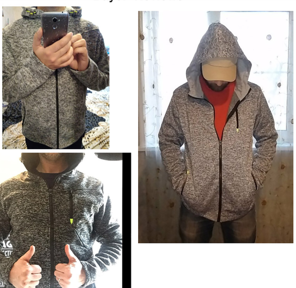 

men sports casual wear zipper fashion tide jacquard hoodies fleece jacket fall sweatshirts autumn winter coat kg-125, Black