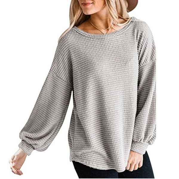

hoodies for women solid color long sleeve knit o neck hoodie pullover kg-933, Black