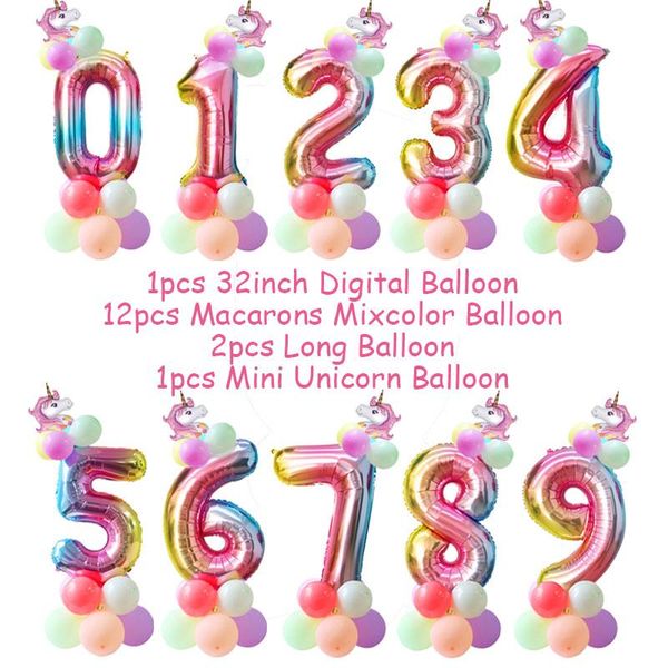 

корона номер баллоны малыш 1-й день рождения украшения дети принцесса принц мальчик девушка балун с днем ​​рождения воздушный шар wmtmqy