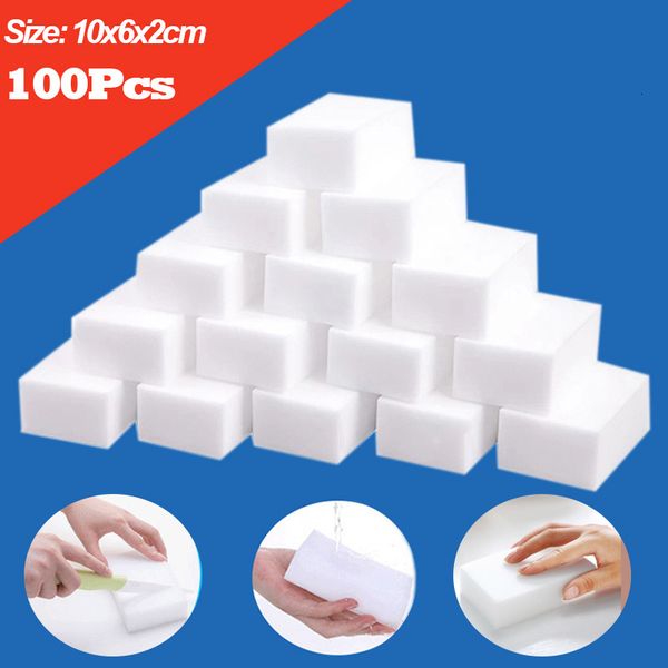 

10x6x2cm меламиновые спосы волшебные губки гума 20/50 / 100шт белый ошибка для кухни ванная комната очиститель