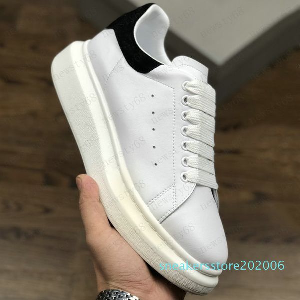 

2021 mens womens trainers reflective 3m white leather platform sneakers womens mens flat casual party wedding shoes suede sports sneakers, Black