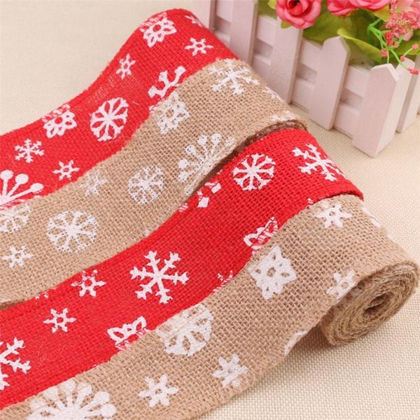 

christmas decorations decor burlap ribbon 1pc 2m sewing tape hessian natural jute roll lace diy craft xmas 301