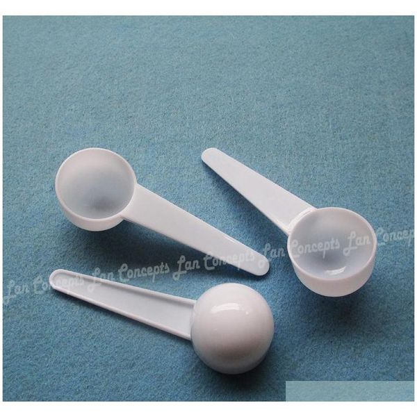 

10g gram 20ml food grade pp medical milk powder liquid spoon plastic scoop 105x35.5x30mm -1 jllova bdebag