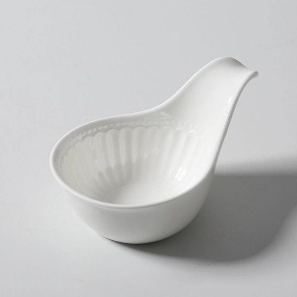 

spoons christmas ceramic condiment saucer pure white dish kitchen sauce vinegar chafing