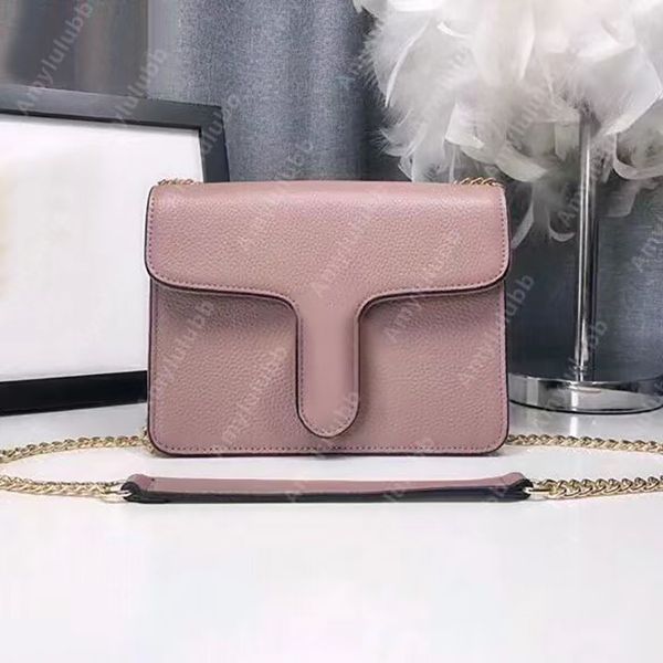 

designer messenger bag luxury cross body genuine leather handle shoulder bags metal chain handbags for women cowhide lady purse lychee patte