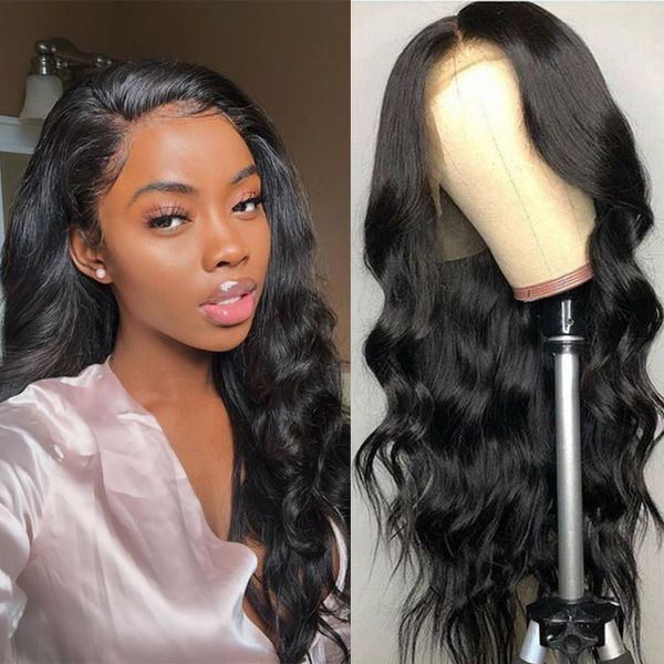 

black pearl brazilian body wave 360 lace frontal wig pre plucked huaman hair wigs 30 inch lace front wig for women 150%, Black;brown