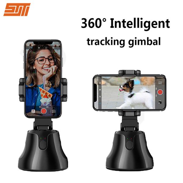 

4fds2awvlog youtube live show video shooting production aid stand selfie 360 object smart auto tracking phone holder