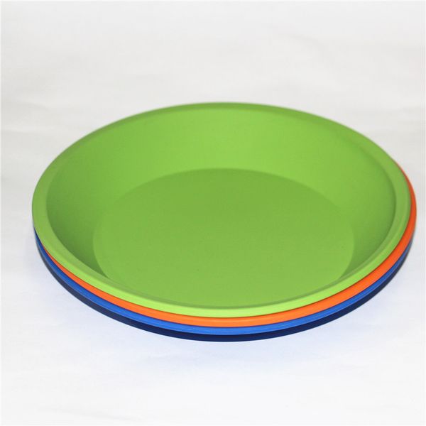 caixas silicone profundo prato redondo Silicone Pan 8 