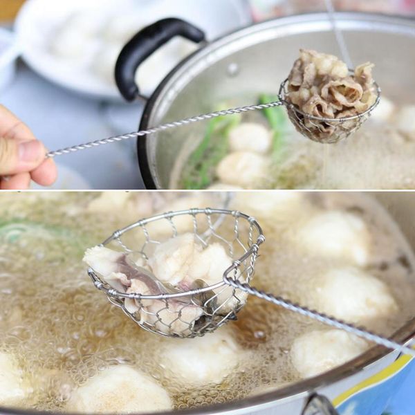 

fondue сито из нержавеющей стали сейфы фондю с длинной ручкой кухонный дуршлаг кухонные аксессуары diy ложка f jllknp