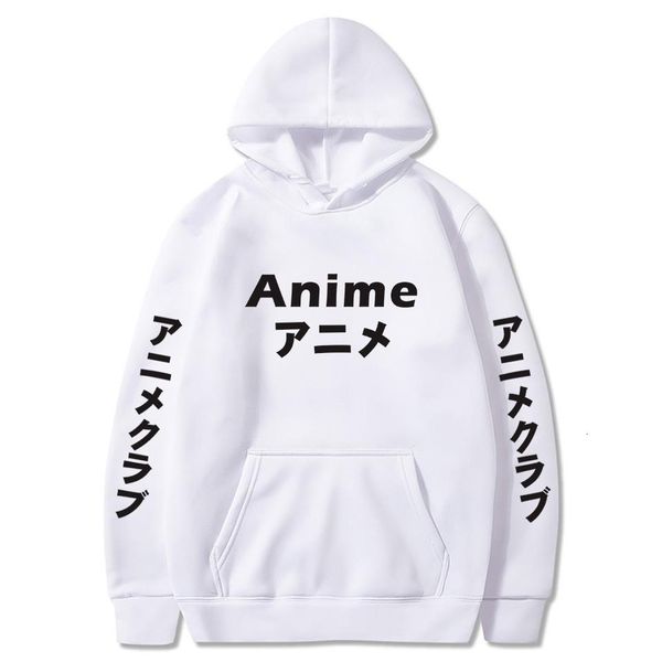 

2019 японские аниме капюшон мультфильм печать sudadera hambre harajuku пуловер толстовка аниме клуб moletom drop доставка, Black