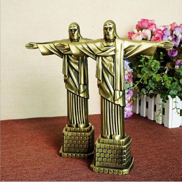 

мода металлические ремесел христианская статуя иисуса искусства и ремесел христианские подарки персонаж иисус модель 17 * 7 * 21 см dhl новы