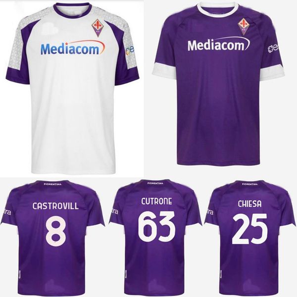 

man kids kit 20 21 fiorentina home jersey 2020 2021 milenkovic ribéry castrovilli c. kouame chiesa cutrone duncan selling football shirt, Black;yellow