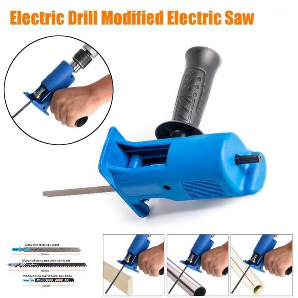 

cordless reciprocating saw adapter set electric drill modified electric saw hand tool wood metal cutter attachment adapter1