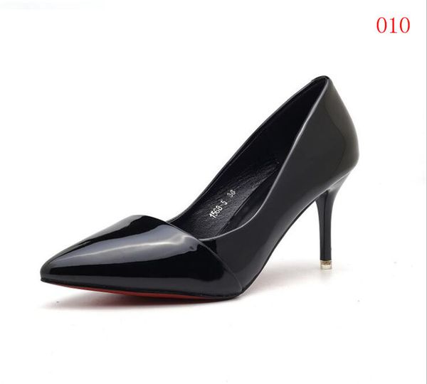 

designer pointed toe 2-strap with studs high heels matte leather rivets sandals women studded strappy dress shoes valentine high heel shoes, Black