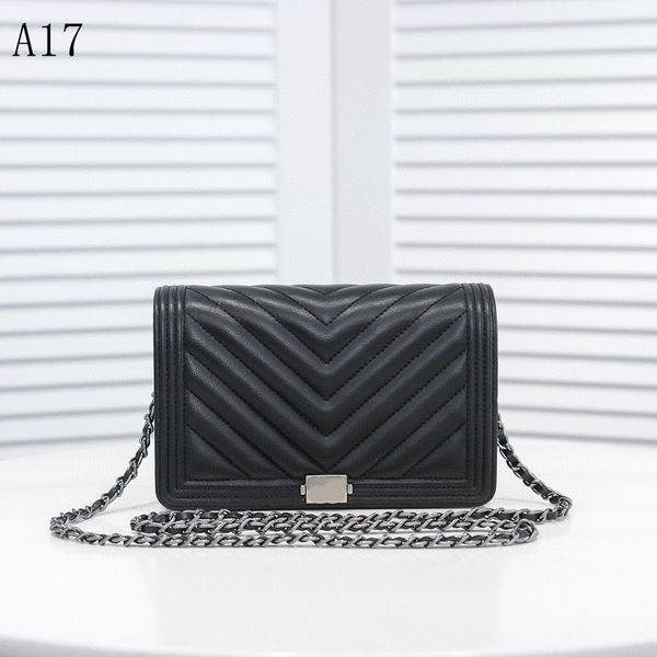 

classic handbags luxurys designers bags channel women bags stripe fashion handbags919 chain shoulder bag lambskin & silver-metal black