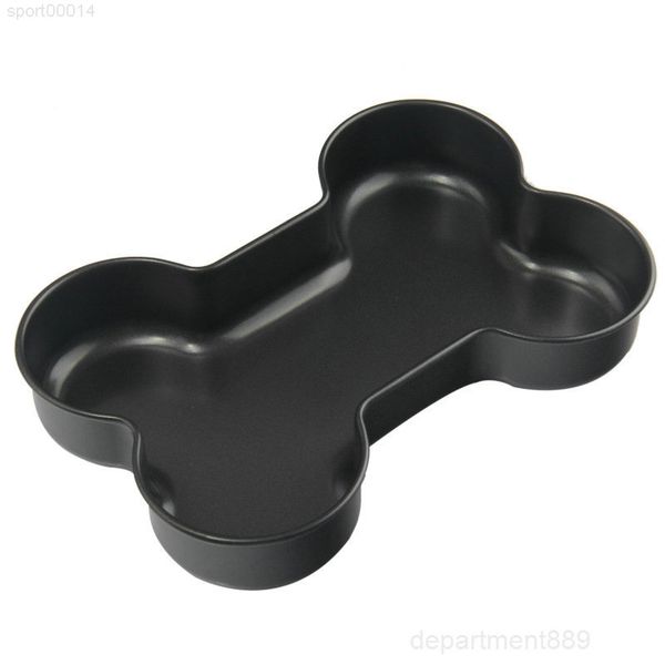 

a-8 inch dog bone shaped pan non stick metal oven baking trays cake mold