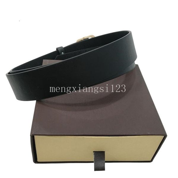 

2020 luxury designer women men big buckle belt fashion mens leather belts, Black;brown