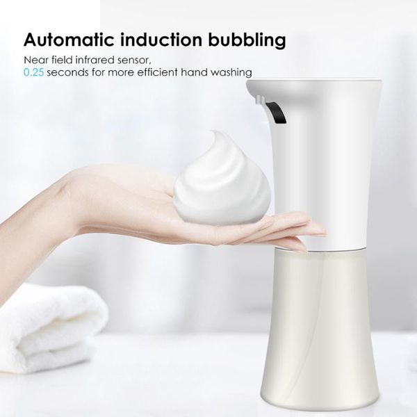 

liquid soap dispenser 300ml waterproof foam automatic sensor touchless hand washer pump cleaning