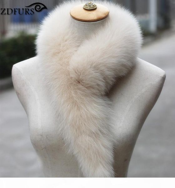 

fxfurs 2019 genuine fur scarf 100% real fur collar ring muffler women stole neck warmer 14 colors, Blue;gray