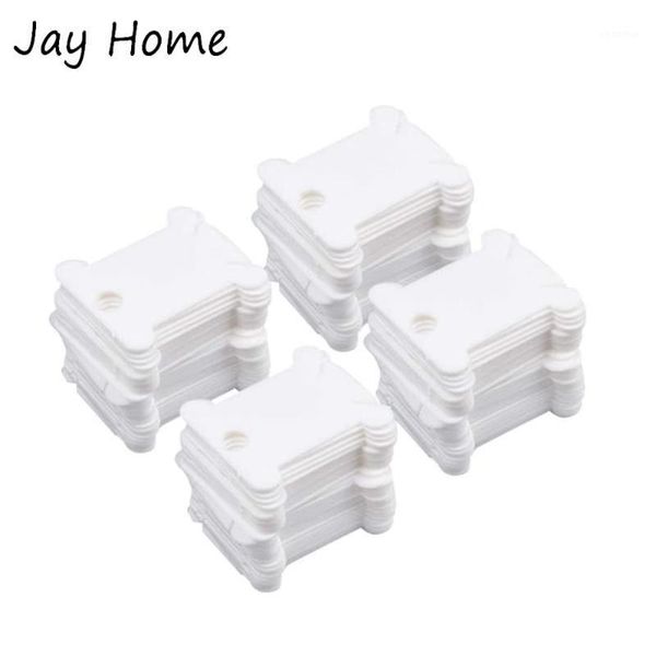 

30/50pcs plastic embroidery floss bobbins cross stitch thread holder organizer for embroidery craft diy sewing accessories1, Black