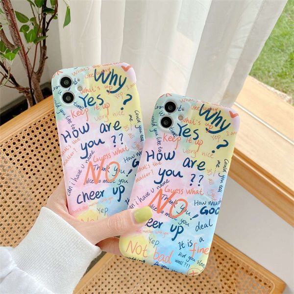 

3e8ujh7y6personality граффити слово телефона чехол для iphone 11 pro max 7 8 plus x xr xs se 2020 мягкий силиконовый защитная задняя крышка