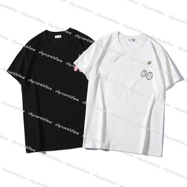 

luxurys bee little designers t designers mens shirt streetwear tees shirts short sleeve fashion tshirts  tees women hiphop tshirt 2004 butx, Black